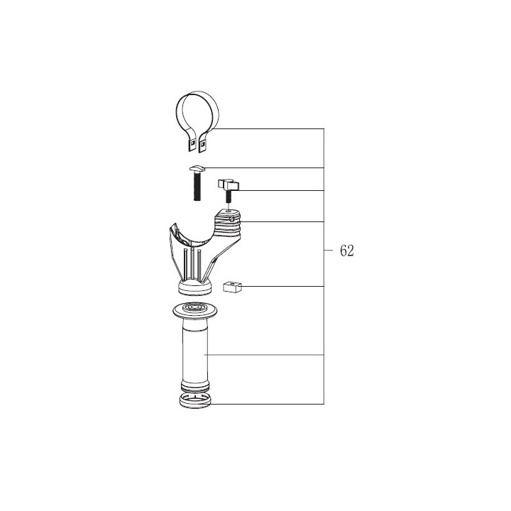Conjunto empuñadura aux. martillo HD1500