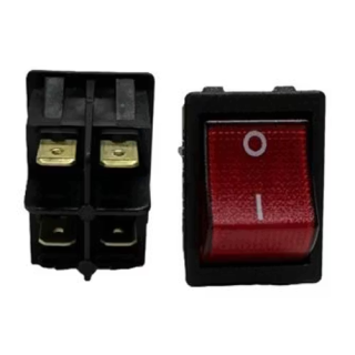 Interruptor hormigonera bipolar luminoso rojo IN-81/B