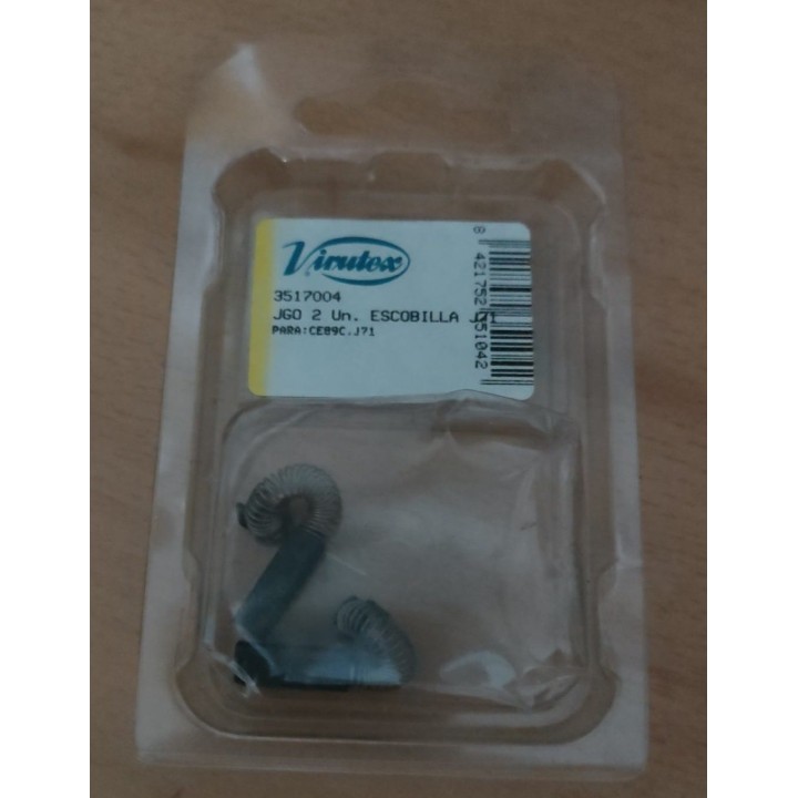 Juego escobillas Virutex CE89C, J71