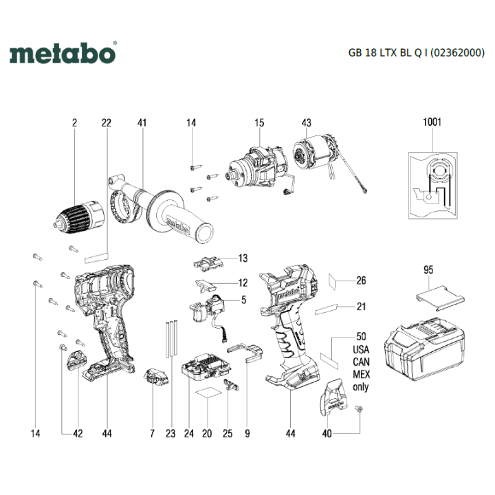 Motor cpl Metabo