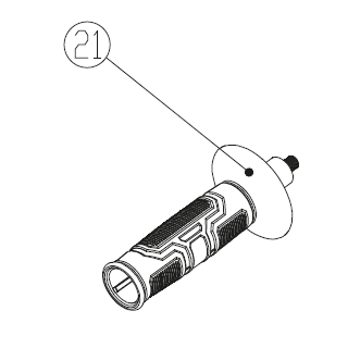 Empuñadura aux. PBL2122/2124PK Stayer